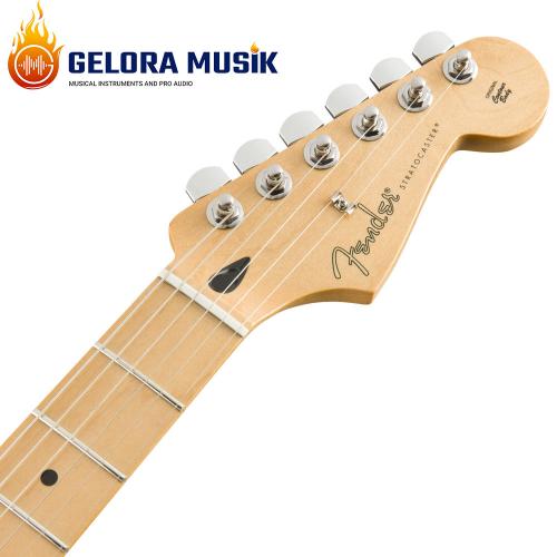  Gitar Elektrik Fender Player HSS Stratocaster, Maple FB, Polar White